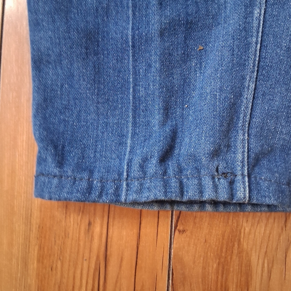 Y2k Blue Denim Jeans Silver By Ziggy - Picture 8 of 11